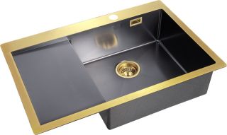 Мойка кухонная Zorg Inox A 7851-R BR/GRAFIT